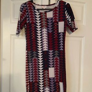 Fun print lularoe Julia dress